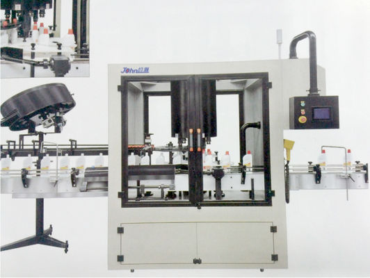 خرید دستگاه بسته بندی اتوماتیک غیر فلزی چرخنده بطری کنترل شده PLC تولید آنلاین