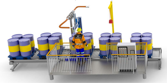 خرید ماشین پر کردن روغن یک سر 200-1000 کیلوگرم تولیدی نیمه خودکار تولید آنلاین