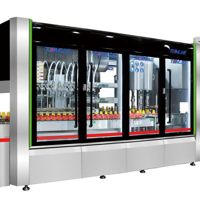 خرید تجهیزات پر کردن بطری های گرد / مربع آفت کش online manufacture