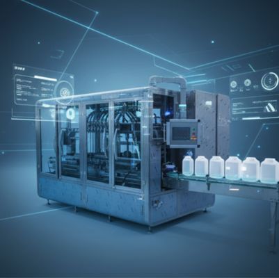 خرید دستگاه پر کردن مایع کاملا اتوماتیک با دقت بالا با پشتیبانی عالی تولید آنلاین