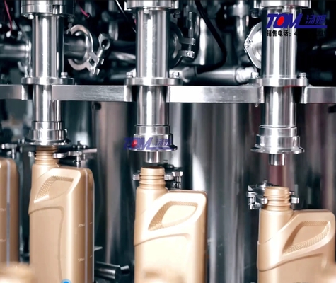 دستگاه پرکن و درب‌بند جرمی سیال ویسکوزیته‌ای روتاری 100 میلی‌لیتر تا 1 لیتر برای بطری