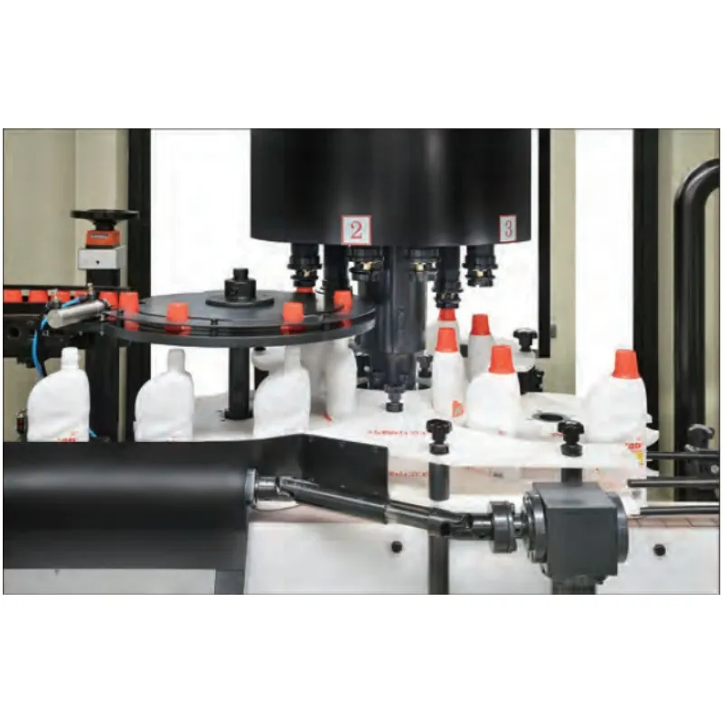 دستگاه پرکن و درب&zwnj;بند ضد خوردگی غیر فلزی سفید کننده 500 میلی&zwnj;لیتری تا 3000 میلی&zwnj;لیتری 5